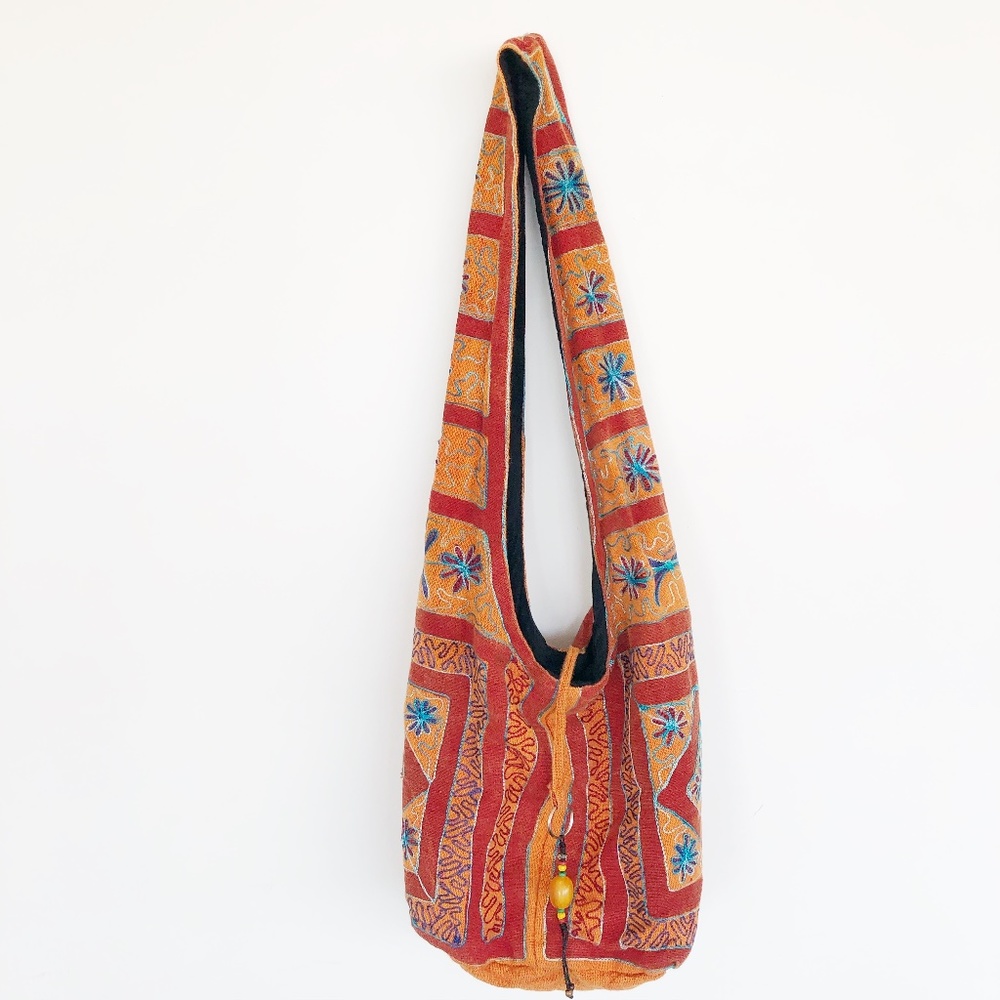 Beautiful bohemian hobo bag